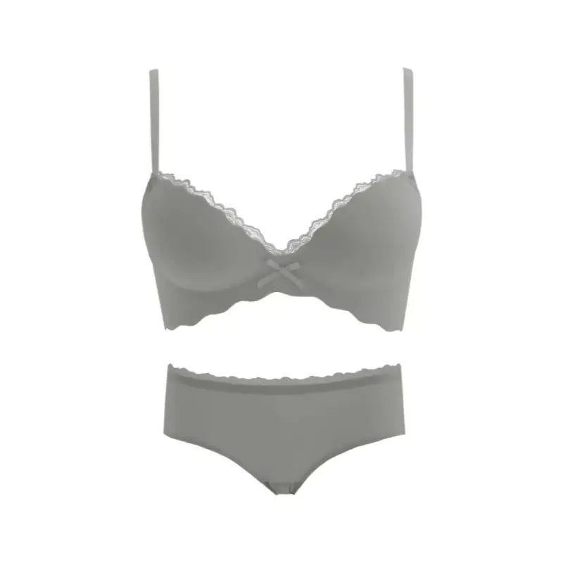 Seamless Push-Up Wireless Bra Set for Small Bust