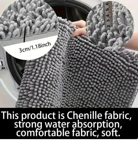 Absorbent Muddy Paw Dog Mat