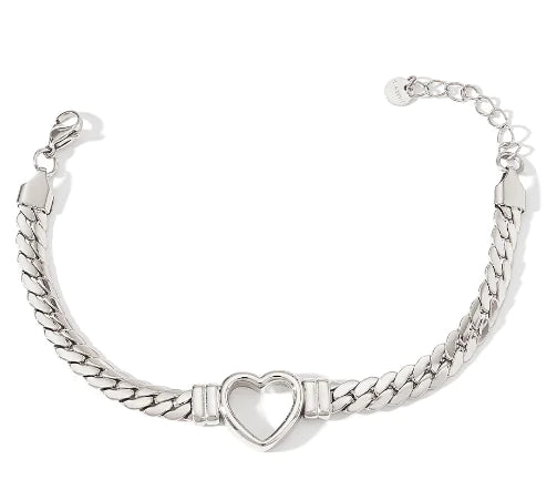 Hip-hop Love Woven Bracelet - European & American Style
