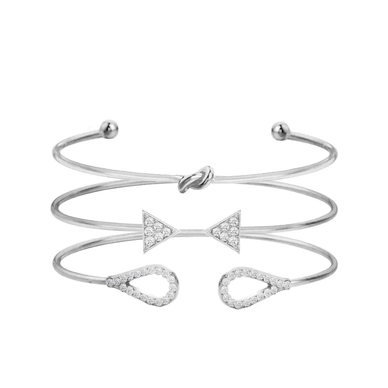 Geometric Leaf Knot Bracelet and Bangle