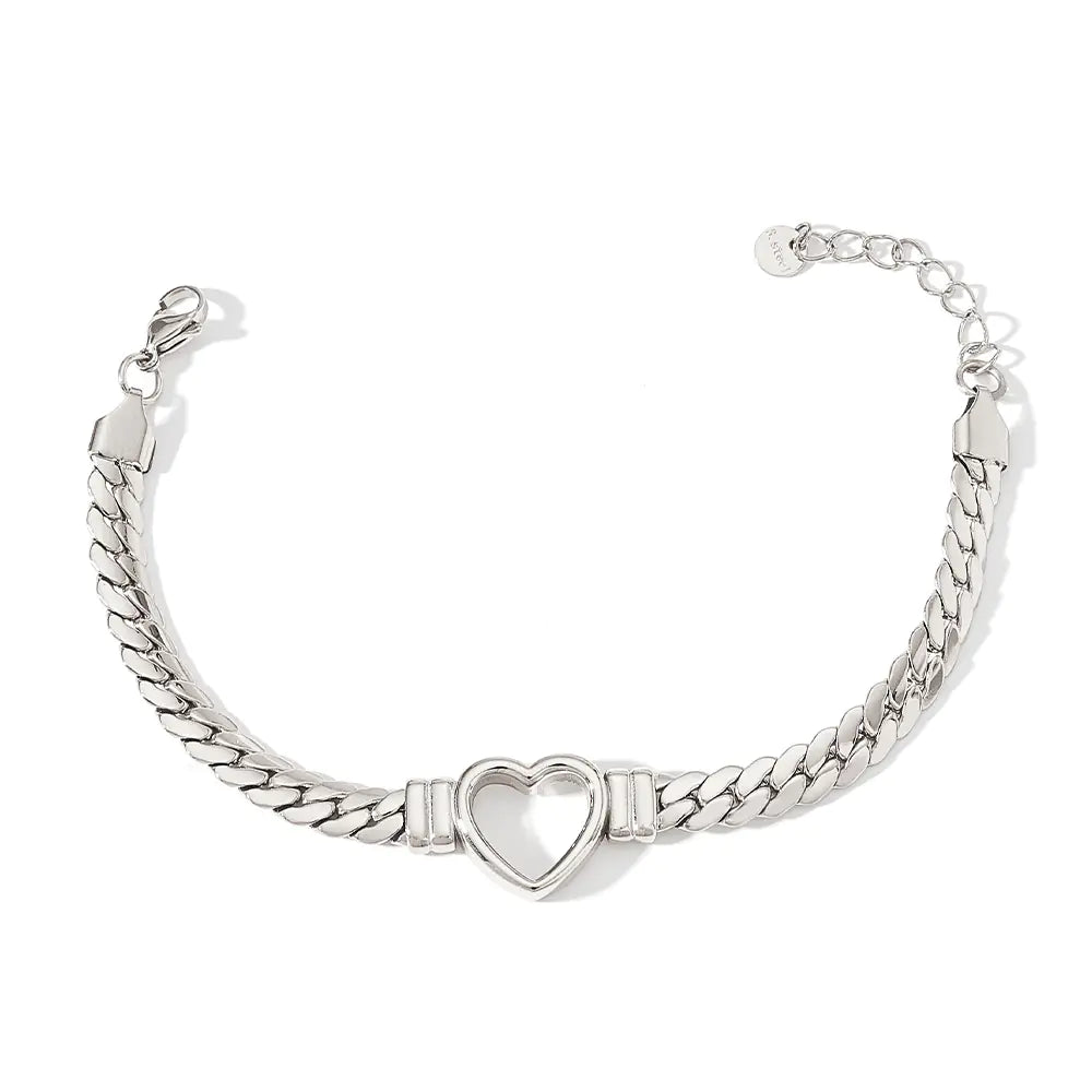Hip-hop Love Woven Bracelet - European & American Style