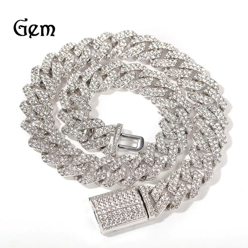18mm Cuban Link Men's Punk Hip Hop Necklace