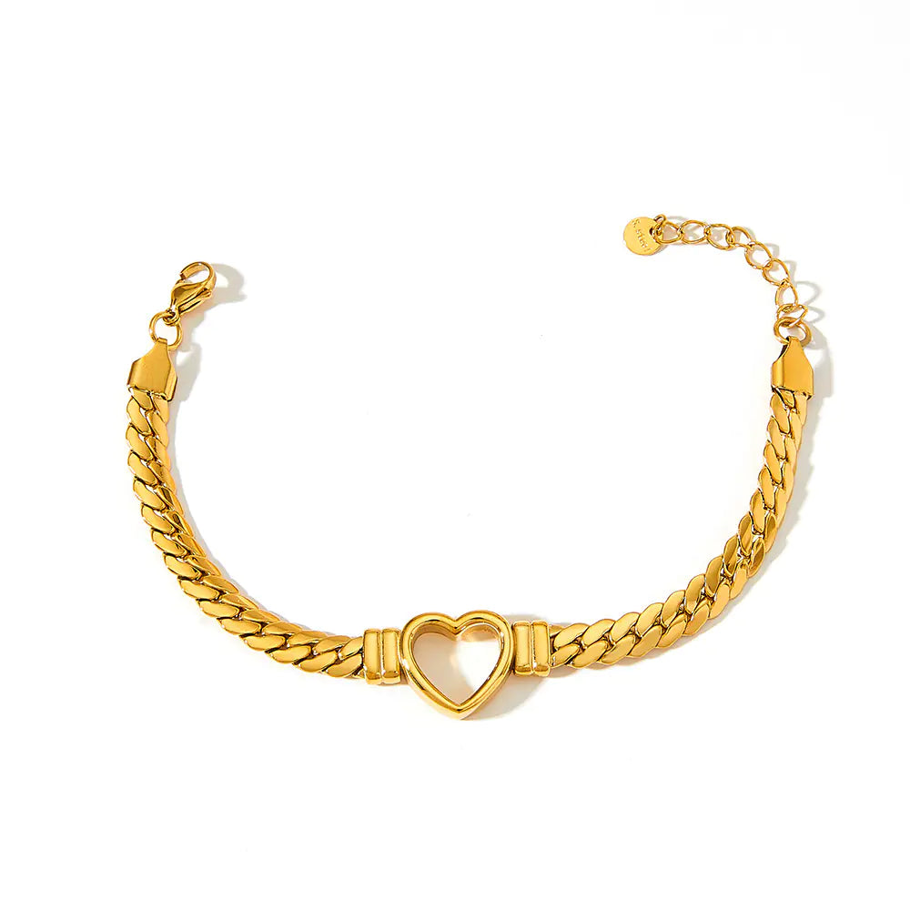 Hip-hop Love Woven Bracelet - European & American Style