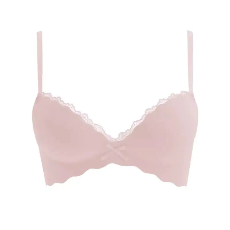 Seamless Push-Up Wireless Bra Set for Small Bust