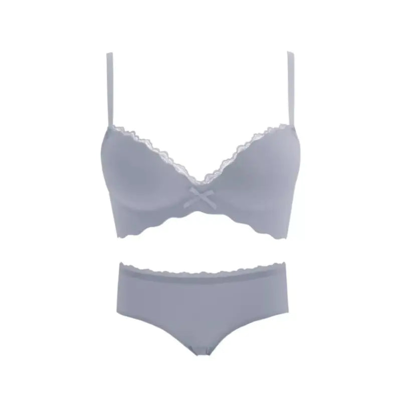 Seamless Push-Up Wireless Bra Set for Small Bust